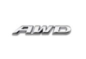 Наклейка на авто AWD Металлическая серебро не ржавеет