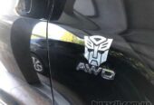Наклейка на авто Автобот алюминиевая трансформер