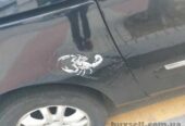 Наклейка на авто и мото Скорпион маленький