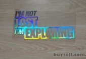 Наклейка на авто im not lost im exploring