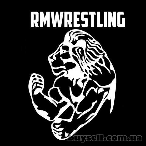 Наклейка на авто Лев rmwrestling Белая