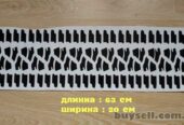 Наклейка протектор шины на капот авто Чёрная