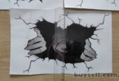 Наклейки на авто Демон светоотражающая
