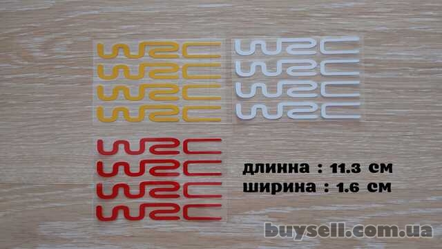 Наклейки на ручки авто WRC светоотражающие
