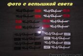 Наклейки на ручки авто светоотражающие