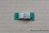 Разъем USB типа Б (папа)  и Разъем USB типа A (мама)  на плате