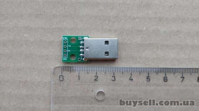 Разъем USB типа Б (папа)  на плате