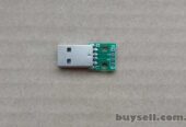 Разъем USB типа Б (папа)  на плате