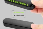 Табличка под лобовое стекло для вашего номера телефона Чёрная