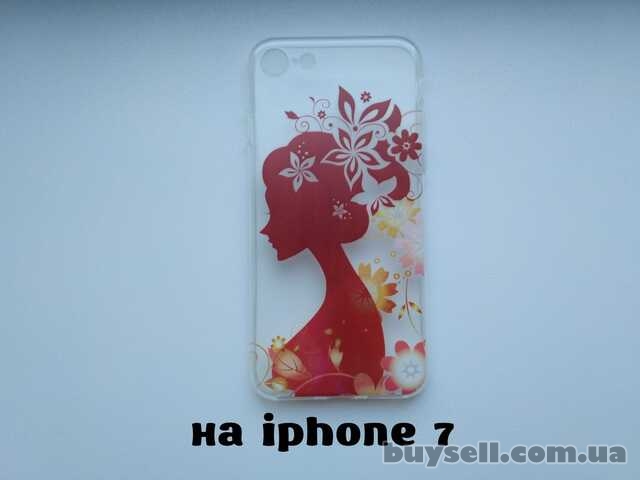 Чехол Бампер силиконовый с принтом на iphone 7