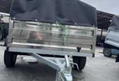 Причіп з бортами із нержавіючої сталі "Дніпро-200х130х40"