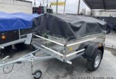 Причіп з бортами із нержавіючої сталі "Дніпро-200х130х40"