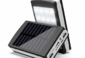 Зарядний пристрій УМБ Power Bank 90000mAh із сонячною панеллю,  20LED