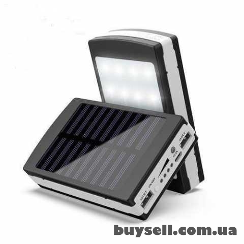 Зарядний пристрій УМБ Power Bank 90000mAh із сонячною панеллю,  20LED