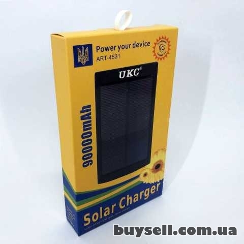 Зарядний пристрій УМБ Power Bank 90000mAh із сонячною панеллю,  20LED