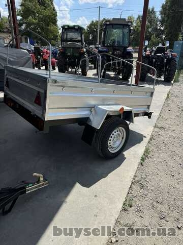 Новий причіп 200х130х400 (Дніпро-200) з оцинкованими бортами