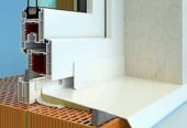 Фирменный пластиковый нащельник Рехау Rehau для окон пвх