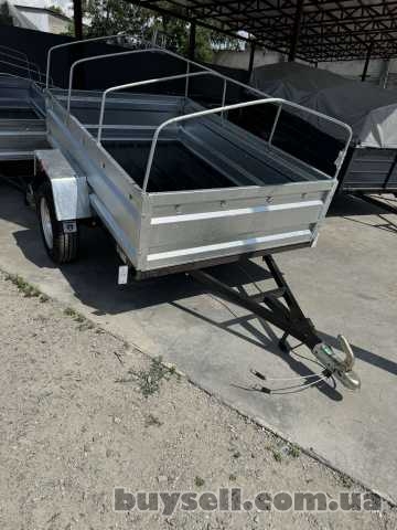Новий надійний причіп 200х130х40 (завод- дніпро.  борти оцинковані)