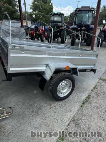 Новий надійний причіп 200х130х40 (завод- дніпро.  борти оцинковані)