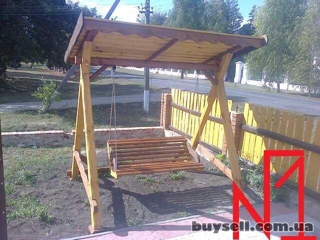 Качеля из дерева