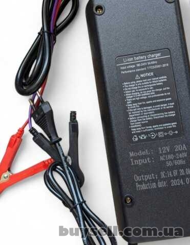 Li-ion Battery Charger 12V/20A –Надійність,  Потужність.  Зарядка Лі-І