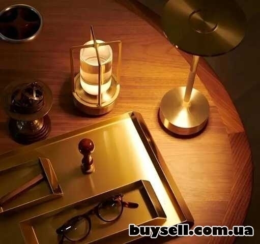 Кристальна LED лампа, 2000mAh, сенсорне керування, USB зарядка