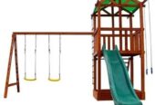 Детская площадка Babyland-2 с пластиковой горкой 3 м