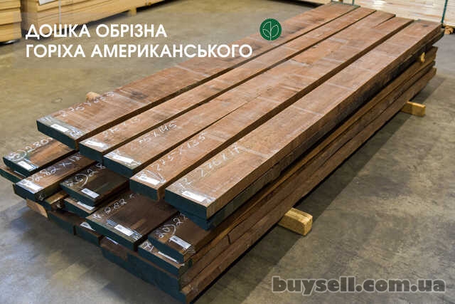 Дошка ГОРІХ (доска ореха)  Американський столярна (сушка 8%)  32/52 мм