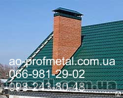 Флюгарка зеленог кольору,   Флюгарка РАЛ 6005 зелена.