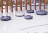 Художественная мебель в форме гальки для торговых центров под заказ.