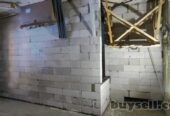 Кладка перестенков газоблоком