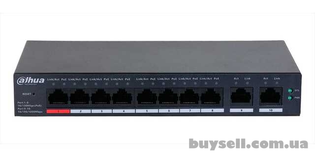 Новый неуправляемый свитч Dahua DH-CS4010-8GT-110 PoE