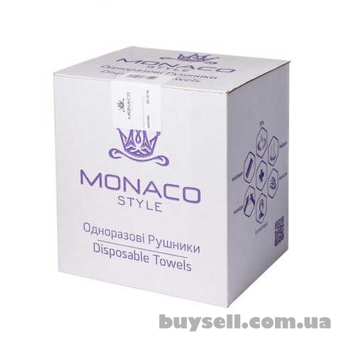 Одноразові рушники ТМ Monaco Style,  40см х 70см,  складені