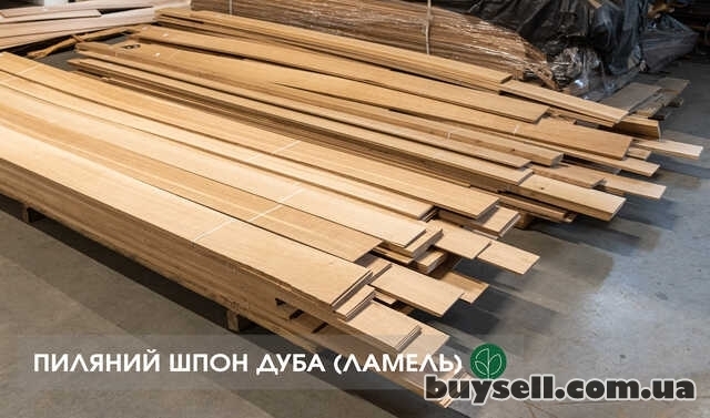 Пиляний шпон ДУБ (ламель дуба)  товщина:  2, 5-4, 5 мм