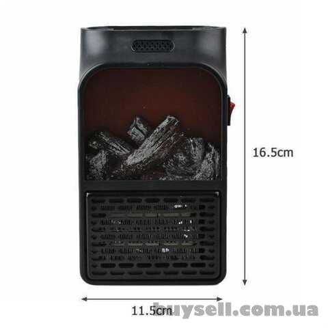 Портативний обігрівач тепловентилятор камін Flame Heater 900 Вт