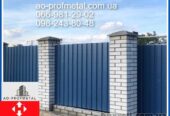 Профнастил синього кольру,  Синій профлист РАЛ 5005 глянець.