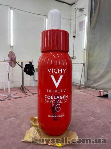 Рекламная фигура баночки под заказ для презентации сыворотки Vichy