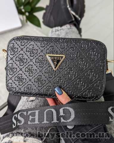Сумка женская кросс-боди с широким ремешком Guess  AN102