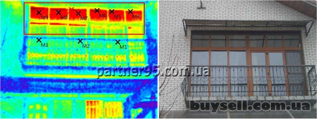 Термографічне обстеження Київ.  Тепловізор.  Теплоаудит