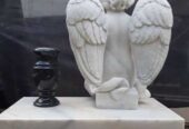 Виготовлення мармурових пам’яток ангела на замовлення для для дітей та