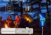Водостійкий зарядний ліхтар 3600mAh,  до 8 годин роботи