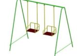 Высокие качели двухместные уличные для всей семьи "Бабочка-2&quot