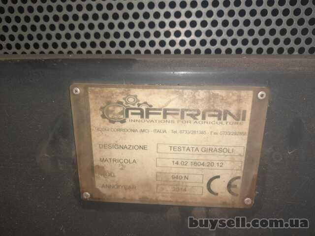 жниварка для збирання соняшника Zaffrani 940 N
