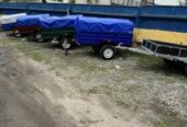 Новий авто причіп 200х130х35 (різна висота борту)