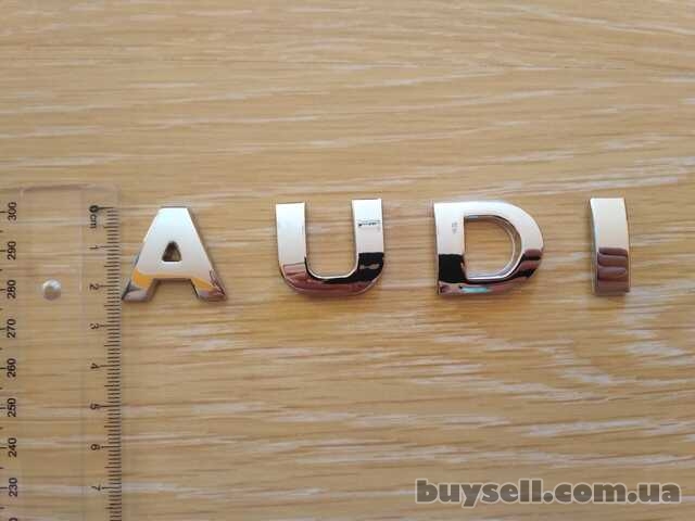 Металлические буквы AUDI Ауди на кузов авто не ржавеют