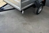 Причіп одновісний 200х130х40 (борти оцинковані,  рама фарбована)