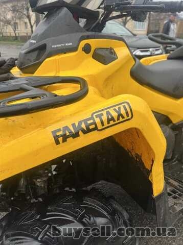 Наклейка на авто FakeTaxi Красная,  Черная,  Белая