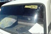 Наклейка на авто FakeTaxi светоотражающая Тюнинг авто
