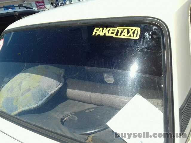 Наклейка на авто FakeTaxi светоотражающая Тюнинг авто