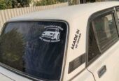 Наклейка на авто Made in my garage Чёрная , Белая светоотражающая
